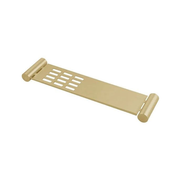 400mm Aquaperla Norico Pentro Stainless Steel Round Bars Shower Shelf