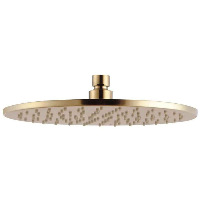 250mm Aquaperla Norico Pentro Brass Round Rainfall Shower Head