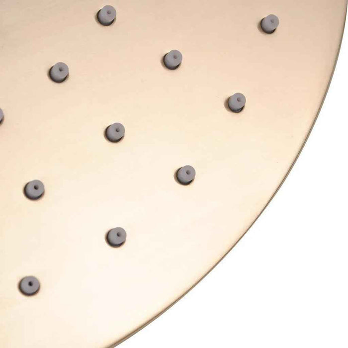 250mm Aquaperla Norico Pentro Brass Round Rainfall Shower Head