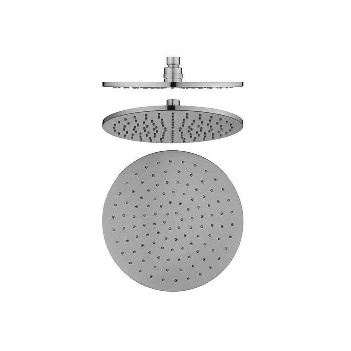 250mm Aquaperla Norico Pentro Brass Round Rainfall Shower Head
