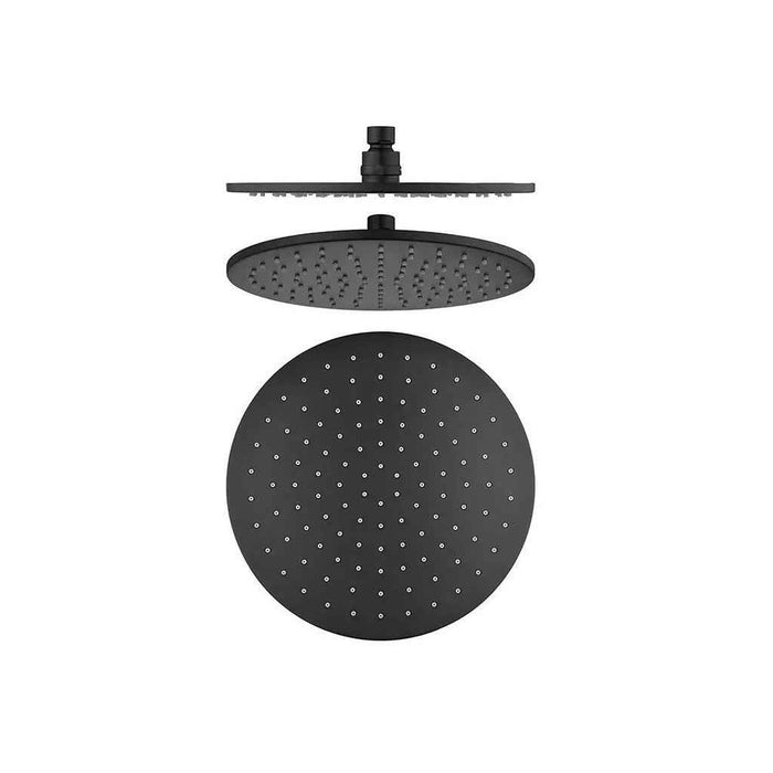 250mm Aquaperla Norico Pentro Brass Round Rainfall Shower Head