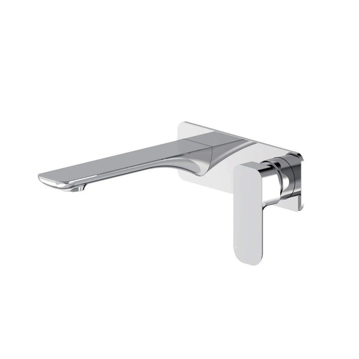 180mm Otti Oskar Electroplated PVD Square Wall Basin Mixer