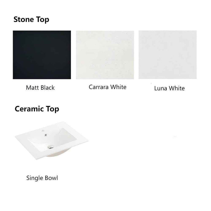 600-900*455*390mm Mercio Paris Walnut Woodmatt Sharp-Edged Wall Hung Vanity