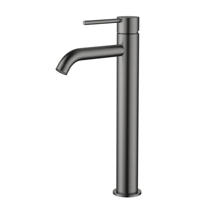 Modernnational Star Mini Brass Curved Spout High Rise Basin Mixer