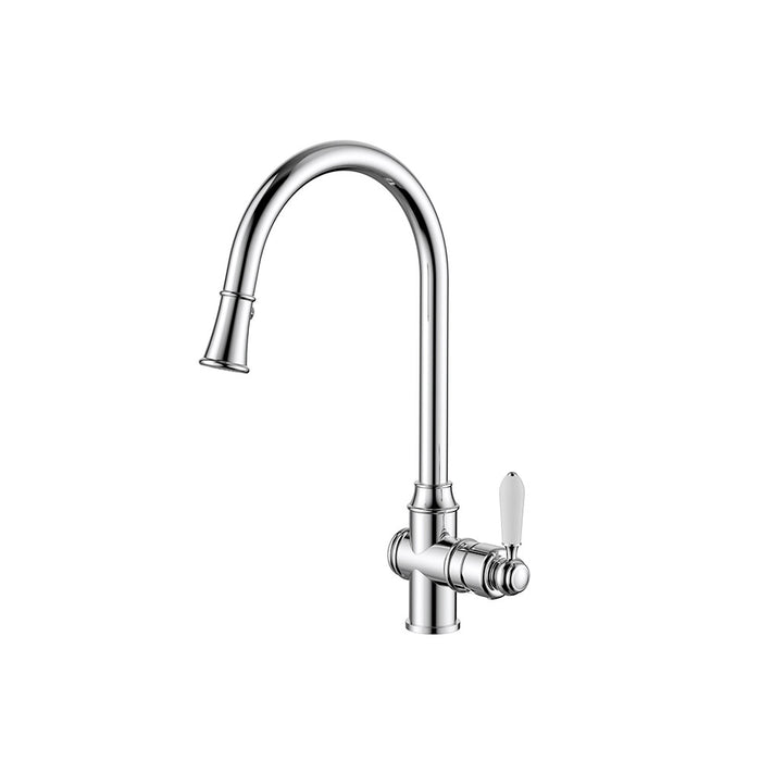 Modernnational Bordeaux Solid Brass Pull-Out Kitchen Mixer