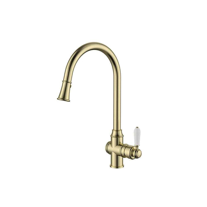 Modernnational Bordeaux Solid Brass Pull-Out Kitchen Mixer