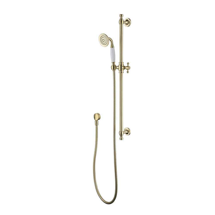 Modernnational Bordeaux Solid Brass Shower On Rail