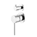 60mm Modernnational Star Mini Brass Small Backplate Shower Diverter Mixer