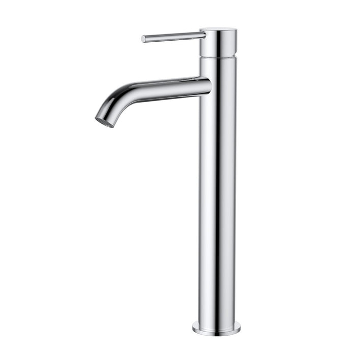 Modernnational Star Mini Brass Curved Spout High Rise Basin Mixer