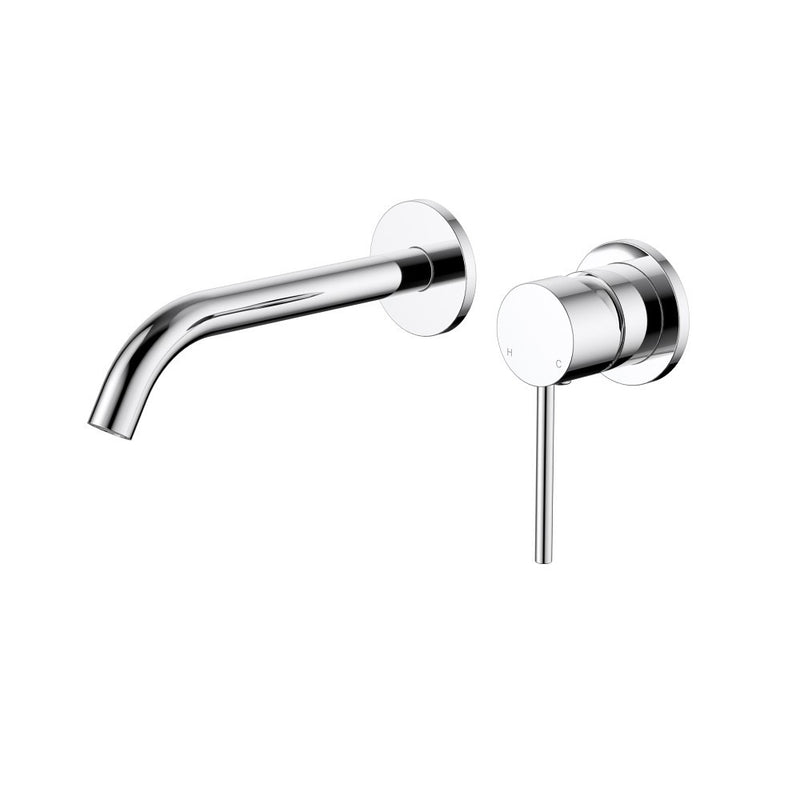 60mm Modernnational Star Mini Brass Small Backplate Wall Mixer With Spout