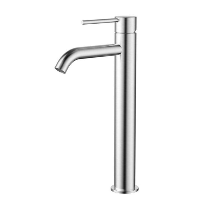 Modernnational Star Mini Brass Curved Spout High Rise Basin Mixer