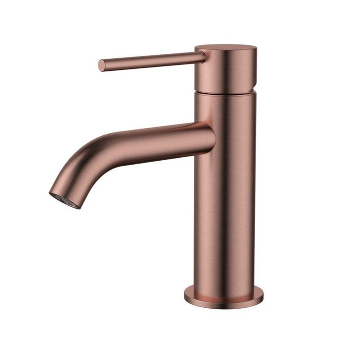 Modernnational Star Mini Brass Curved Spout Basin Mixer