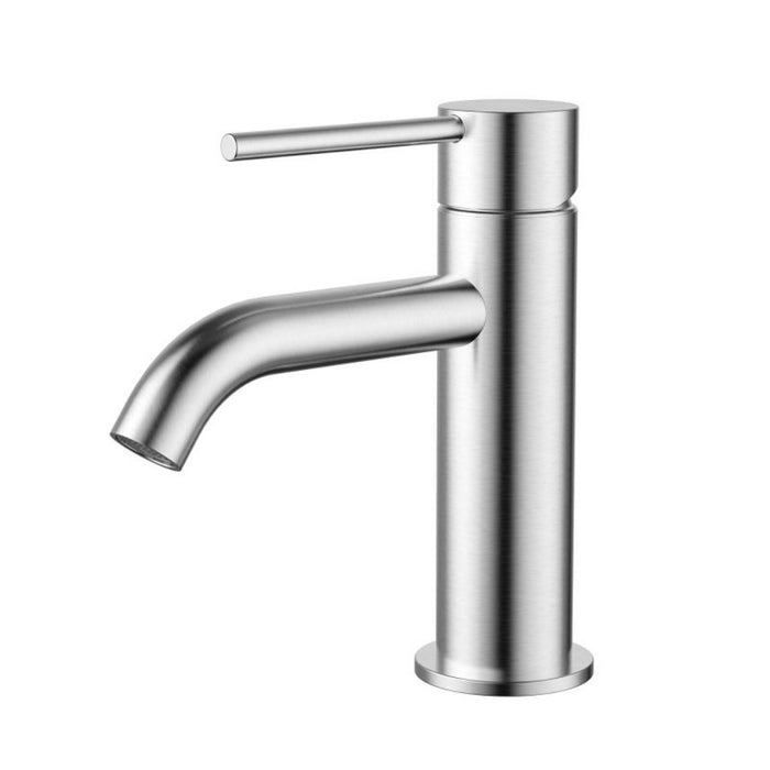 Modernnational Star Mini Brass Curved Spout Basin Mixer