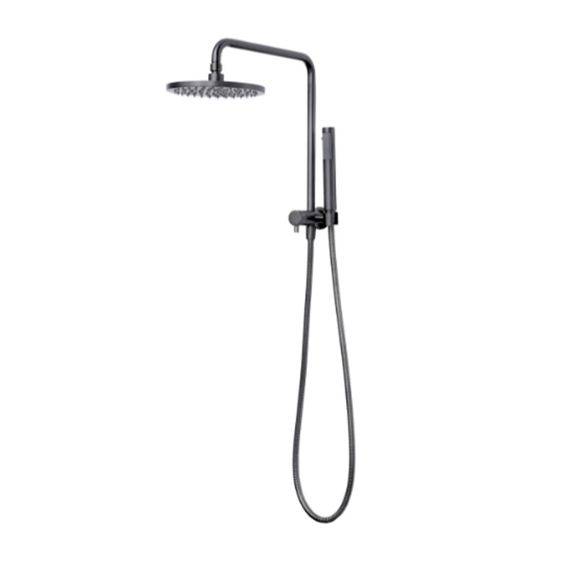 200mm Modernnational Star Mini Gun Metal Brass Half Shower Column Set