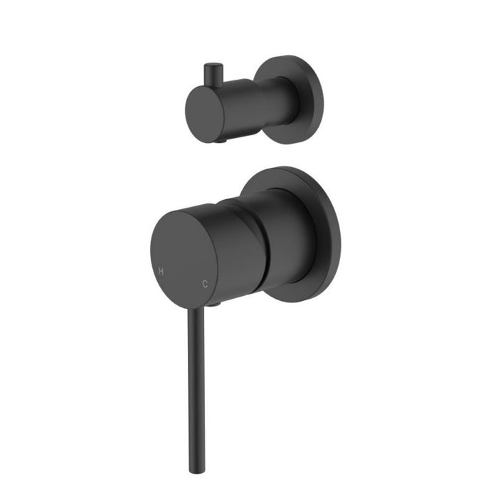 60mm Modernnational Star Mini Brass Small Backplate Shower Diverter Mixer