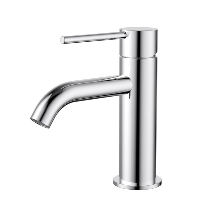 Modernnational Star Mini Brass Curved Spout Basin Mixer
