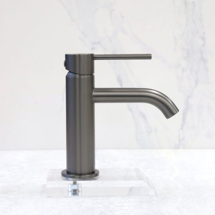 Modernnational Star Mini Brass Curved Spout Basin Mixer