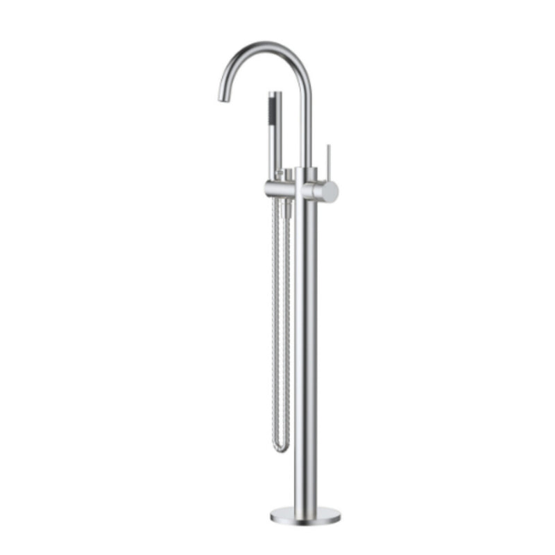 1010mm Modernnational Star Mini Round Freestanding Bath Mixer With Hand Shower