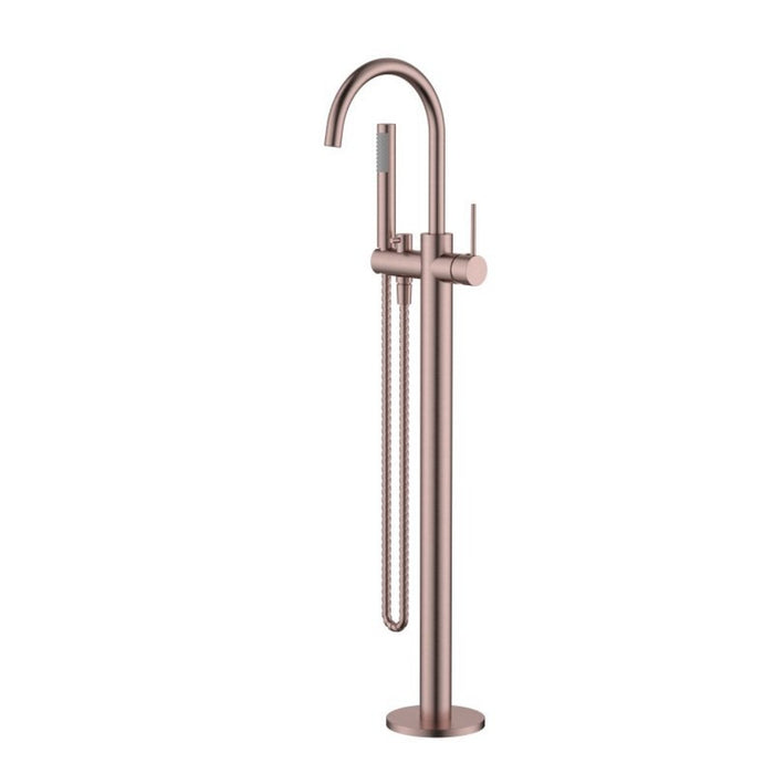 1010mm Modernnational Star Mini Round Freestanding Bath Mixer With Hand Shower