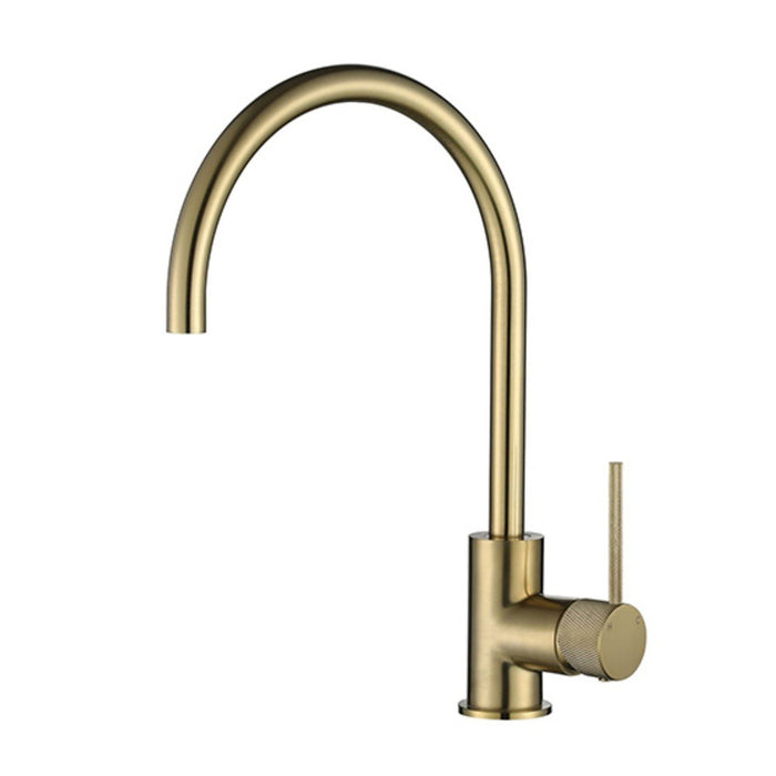 340mm Modernnational Star Mini Round Brass With Knurled Handle Kitchen Mixer