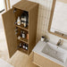 900mm Sunny BPA MDF Cabinet With Ceramic Basin With MDF Frame Silver Mirror And Tall Boy Wall Hung Vanity