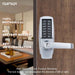 IntelliLock IL-700 Digital Door Lock With Handle & On-Door No Key Code Change & Battery-Free Operation