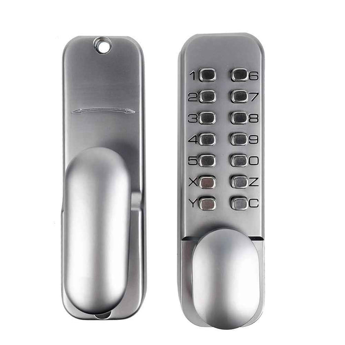 IntelliLock IL-601 Digital Door Lock Mini With Single Latch & On-Door No Key Code Change & Battery-Free Operation