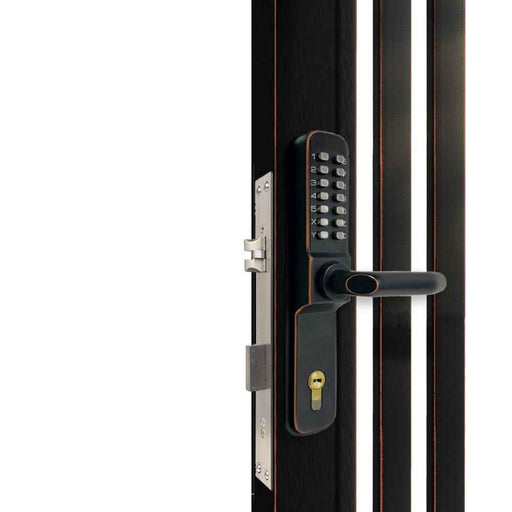 IntelliLock IL-4051 Reverse-Lift Digital Door Lock With Easiest Operation On-Door No Key Code Change & Battery-Free Operation