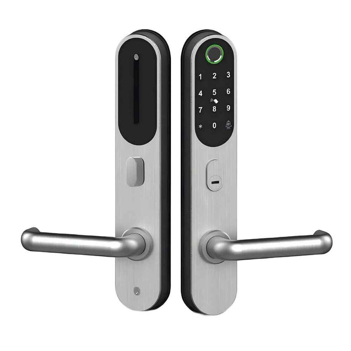 IntelliLock IL-AUM Apartment & Hotel 5-in-1 Smart Door Lock with AU Mortise - Fingerprint, PIN, Card, Key & App Access