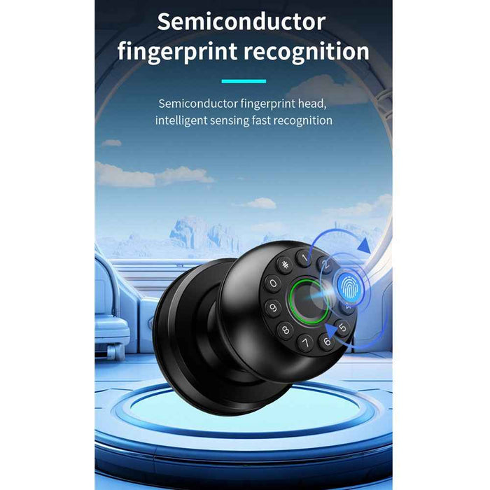 IntelliLock IL-R1B Physical Button 4-in-1 Smart Door Lock With APP Fingerprint And Password Access & Bluetooth