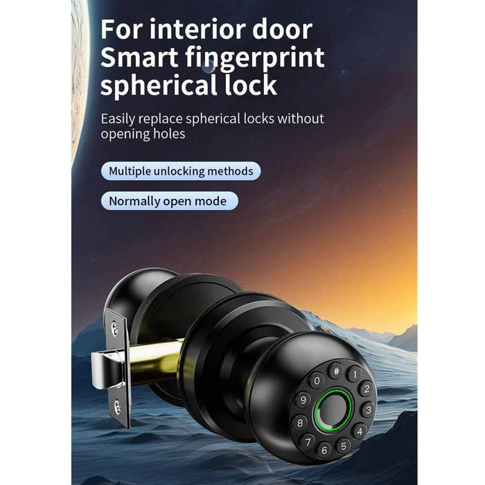 IntelliLock IL-R1B Physical Button 4-in-1 Smart Door Lock With APP Fingerprint And Password Access & Bluetooth