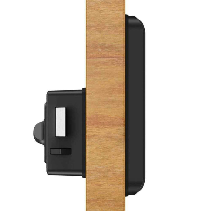 IntelliLock IL-RIM1 Rim 5-in-1 Smart Door Lock With Built-in Doorbell and Easy No-Drill Installation With WiFi