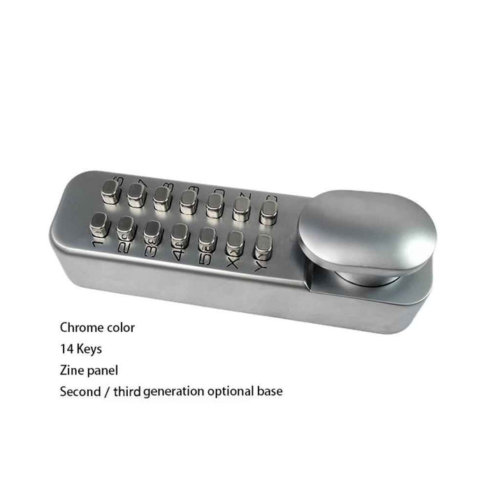 IntelliLock IL-601 Digital Door Lock Mini With Single Latch & On-Door No Key Code Change & Battery-Free Operation