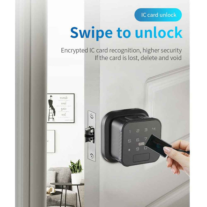 IntelliLock IL-C1 Cube 5-in-1 WiFi Smart Door Lock With Remote Unlock & App Access