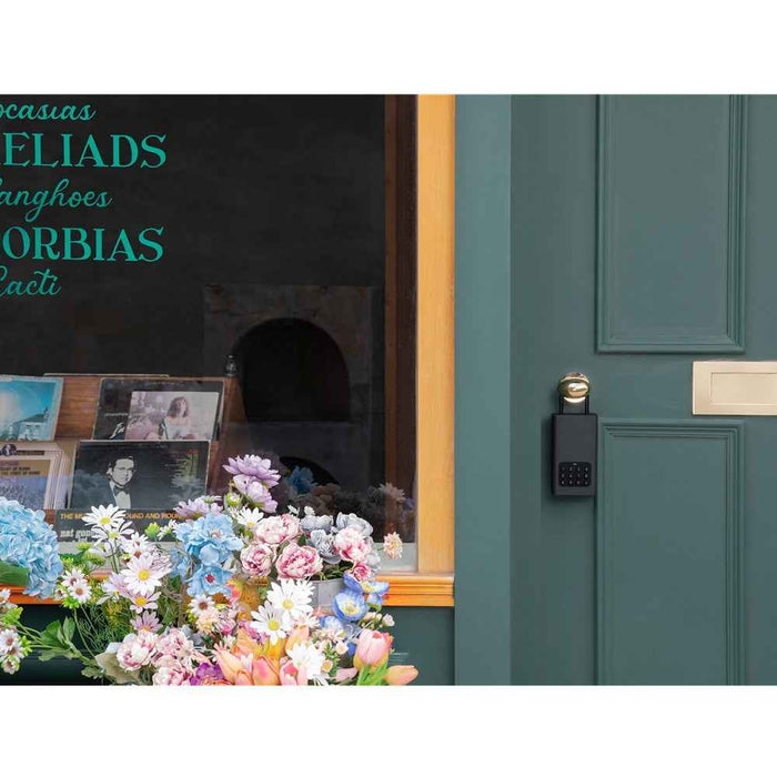 IntelliLock IL-LB1 Smart Lockbox With App & Password Access Bluetooth and Weather Resistance