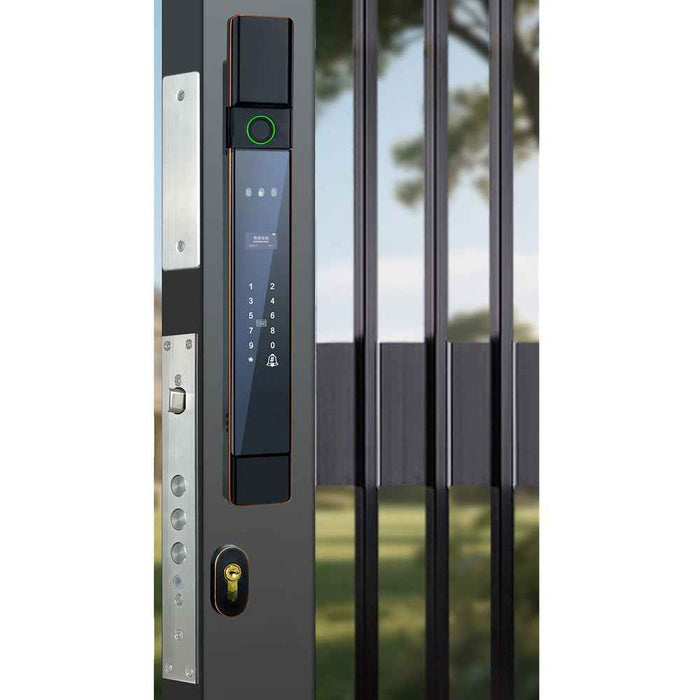 IntelliLock IL-OD1 8-in-1 Smart Outdoor Gate Lock With 3D Face & Palm Vein Unlock With WiFi And APP