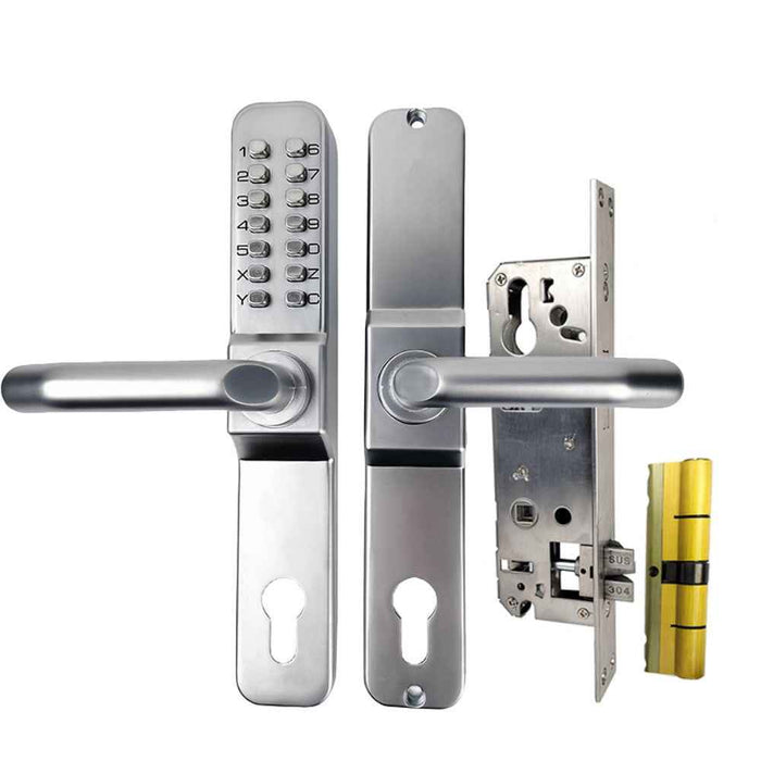 IntelliLock IL-4051 Reverse-Lift Digital Door Lock With Easiest Operation On-Door No Key Code Change & Battery-Free Operation