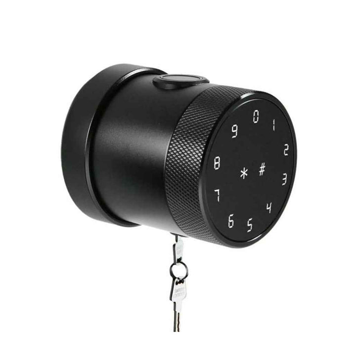 IntelliLock Round IL-R1 5-in-1 Digital Pad Smart Door Lock With Fingerprint (0.5s), PIN, Card, Key & Tuya App & Bluetooth