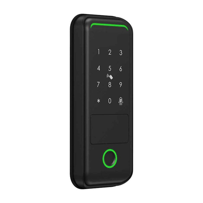 IntelliLock IL-RIM1 Rim 5-in-1 Smart Door Lock With Built-in Doorbell and Easy No-Drill Installation With WiFi
