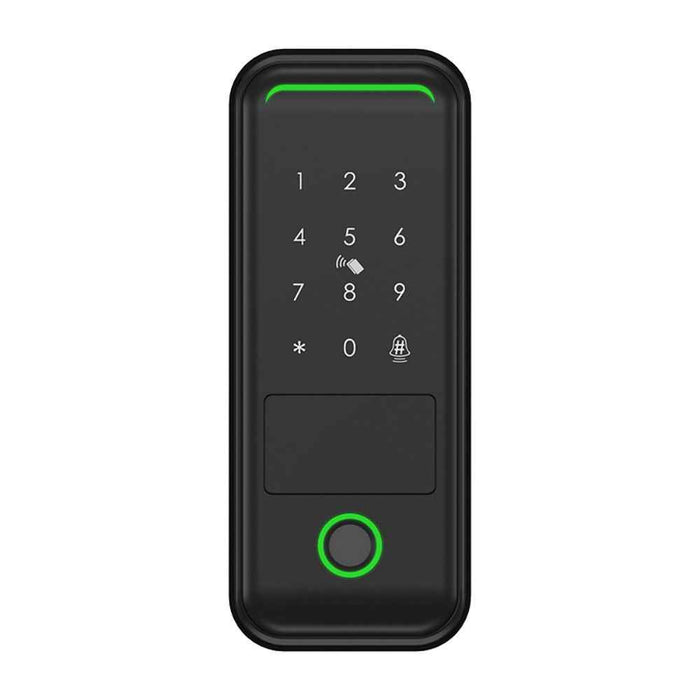 IntelliLock IL-RIM1 Rim 5-in-1 Smart Door Lock With Built-in Doorbell and Easy No-Drill Installation With WiFi