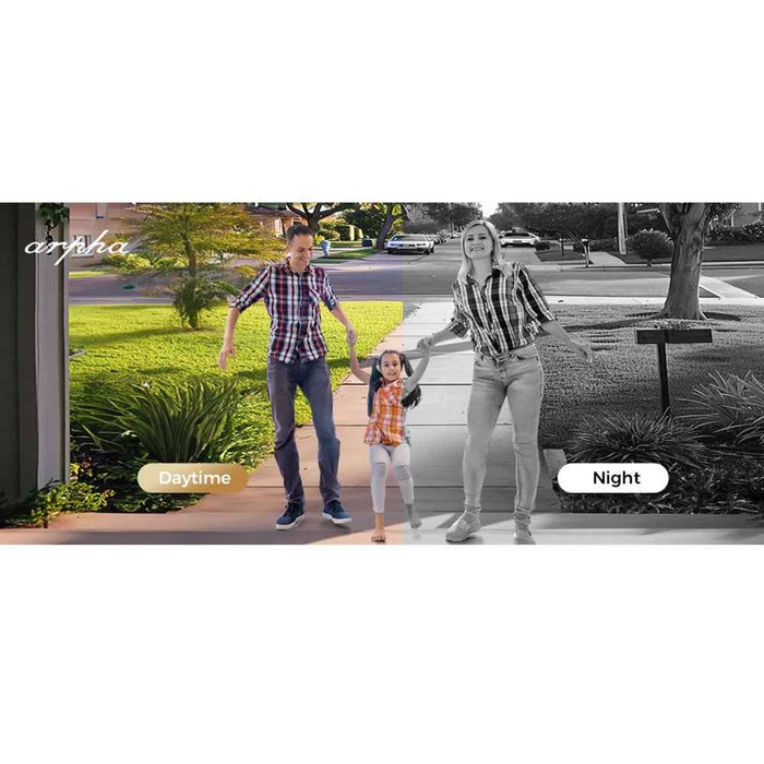 IntelliLock IL-VD1 4-in-1 Smart Video Door Lock With Built-in Doorbell And 2-Way Audio & Self-Learning Fingerprint & 128 GB Local Storage