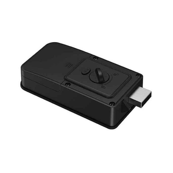 IntelliLock IL-RIM1 Rim 5-in-1 Smart Door Lock With Built-in Doorbell and Easy No-Drill Installation With WiFi