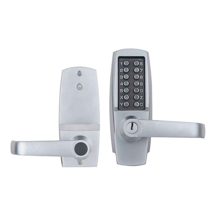 IntelliLock IL-700 Digital Door Lock With Handle & On-Door No Key Code Change & Battery-Free Operation