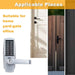 IntelliLock IL-700 Digital Door Lock With Handle & On-Door No Key Code Change & Battery-Free Operation