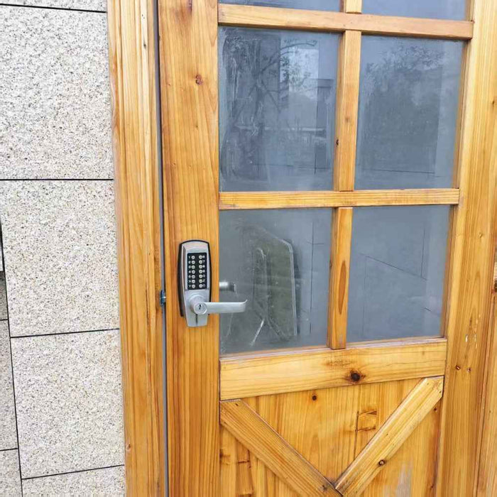 IntelliLock IL-700 Digital Door Lock With Handle & On-Door No Key Code Change & Battery-Free Operation