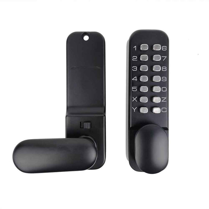 IntelliLock IL-601 Digital Door Lock Mini With Single Latch & On-Door No Key Code Change & Battery-Free Operation