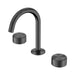 Nero Serenity Lead Free DZR Brass Basin Set Arc Spout With Metal Handle