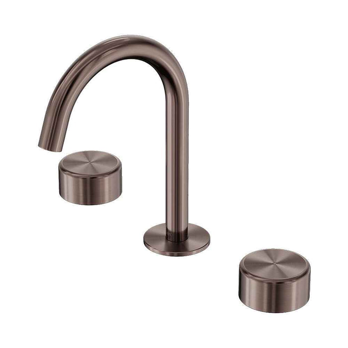 Nero Serenity Lead Free DZR Brass Basin Set Arc Spout With Metal Handle