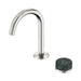 Nero Serenity Progressive Lead-Free DZR Brass Basin Mixer With Verde Alpi Handle