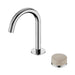 Nero Serenity Progressive Lead-Free DZR Brass Basin Mixer With Rome Travertine Handle